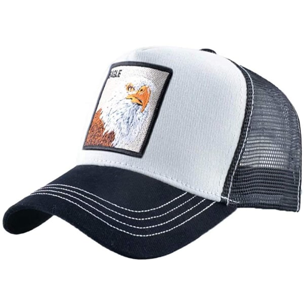 Unisex Animal Mesh Trucker Hat Snapback Brodeeratut Patch Baseball Caps, YT-WE