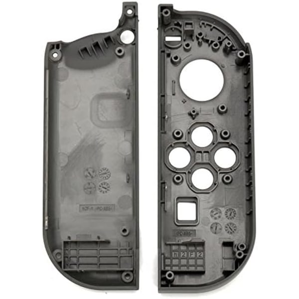 Ersättningshölje för Switch NS JoyCon-kontroll (Grå-Svart)