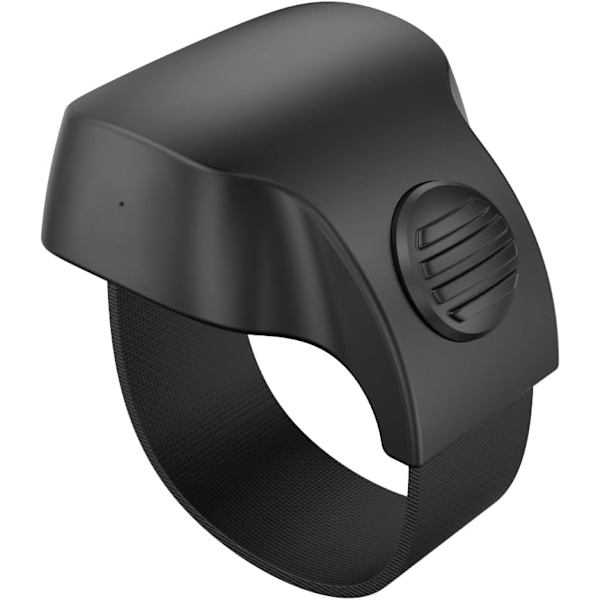 Oppladbar Bluetooth 5.1 Smart Ring Selfie Fjernkontroll for iPhone & Android Trådløs Fjernkontroll Selfie Lukker Black