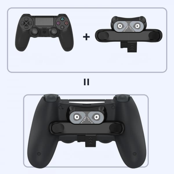 Paddles for PS4-kontroller, bakknappfeste for PS4-kontroller
