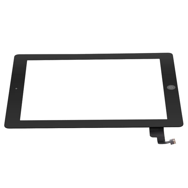 Skærmglasmontering Digitizer Udskiftning Reparer Revnet til IPad2 A1395/A1396/A1397 Sort