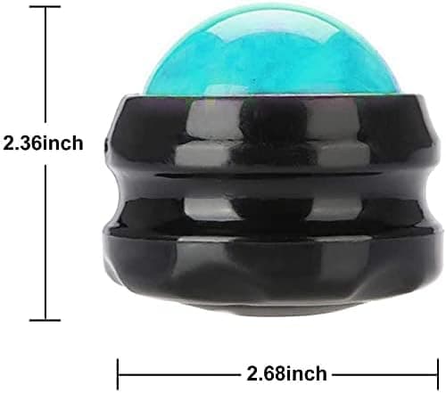 2-pack Muskelmassage Roller Ball, Handhållet Terapiverktyg för Öm Kropp & Ledvärk. Green