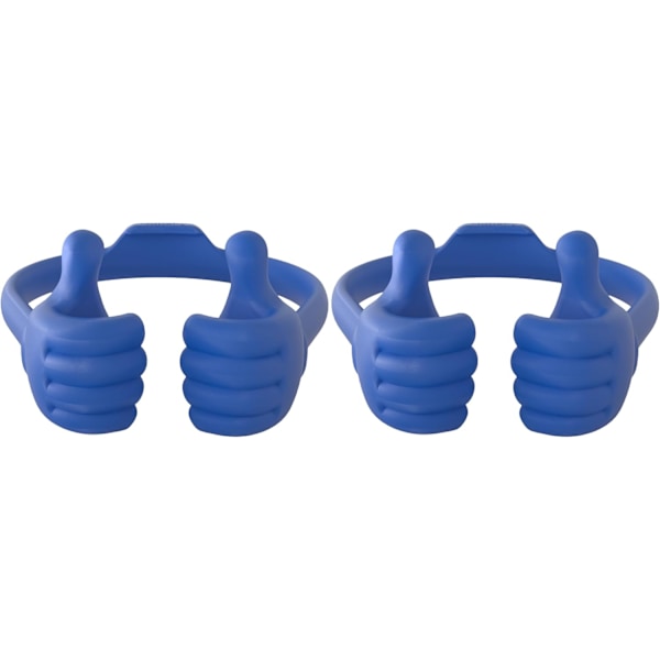 Thumbs Up 2-pakks nettbrettstativ, nettbrettstativholder for skrivebord, nettbrettstativ kompatibel med iPad-serien, Samsung Galaxy-faner Blue/Blue Plus