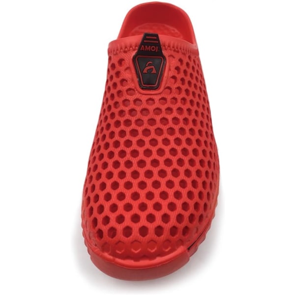 Unisex Hage Clogs Sko Tøfler Sandaler AM1702 red 9inch 13 Women/12 Men