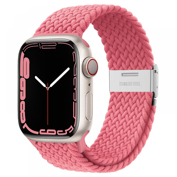 Joustava punottu silmukkaranneke Apple Watchille 38mm  40mm 41mm naisille/miehille, Solace Elastics Stretch Nylon Sport Strap ranneke iWatch-rannekkeille sarja