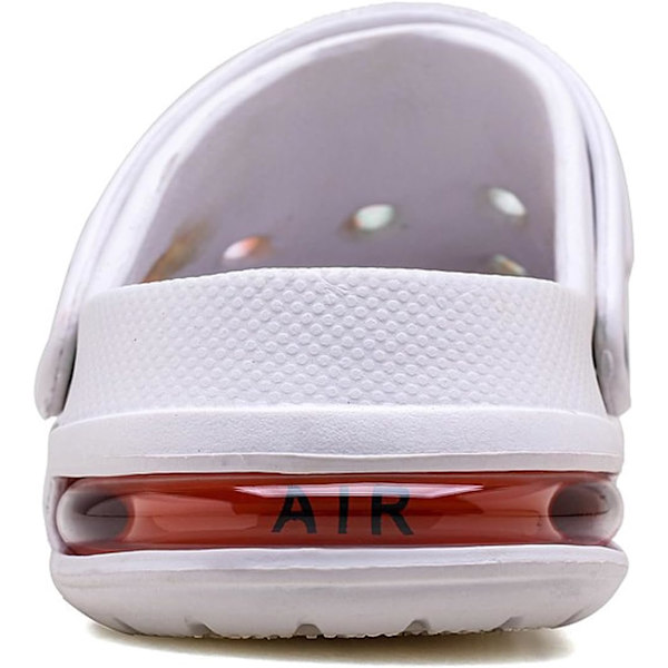 Kvindernes Have Clogs Sko Casual Slipper Strand Sandaler Anti-Slip Pool Vandsko Hjemmesko Sommer Fodtøj colour White 10.25inch 6.5 Women/5 Men