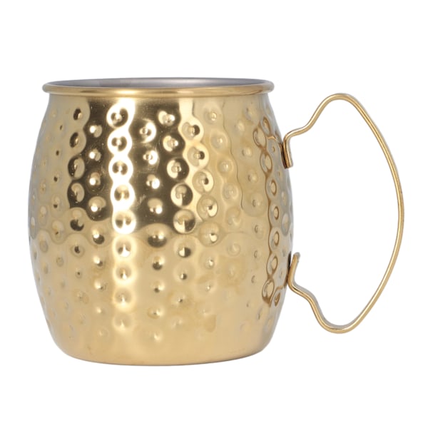 Moskva Mule Mug Utsökt 304 Rostfritt Stål 500ml Stor Kapacitet Cocktail Mugg för Barer Hotell Restauranger Gold