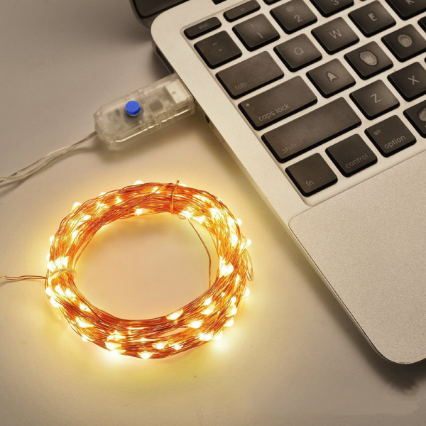 [2 Pack] Fe-ljus, 300 LED 30M 8 lägen USB-drivna lampor Vattentäta ljusslingor med fjärrkontrolltimer för sovrum, fest, bröllop