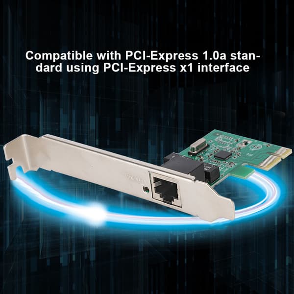 RJ-45 PCI-E Gigabit Ethernet netværksadapter Lan-kort 1000 Mbps til Windows 98SE