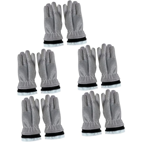 WJ 5 par diskhandskar medelstora handskar medelstora handskar Återanvändbara handskar pottrengöringshandske kökstvätthandske Återanvändbara handskar för rengöring as shown x5pcs 23.5x17cmx5pcs