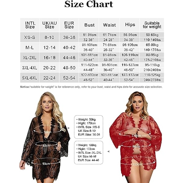 2-pack Plus Size Damkläder Sömlös Fisknät Chemise Sexig Lingerie Mesh Hål Fullängdsärmar Babydoll
