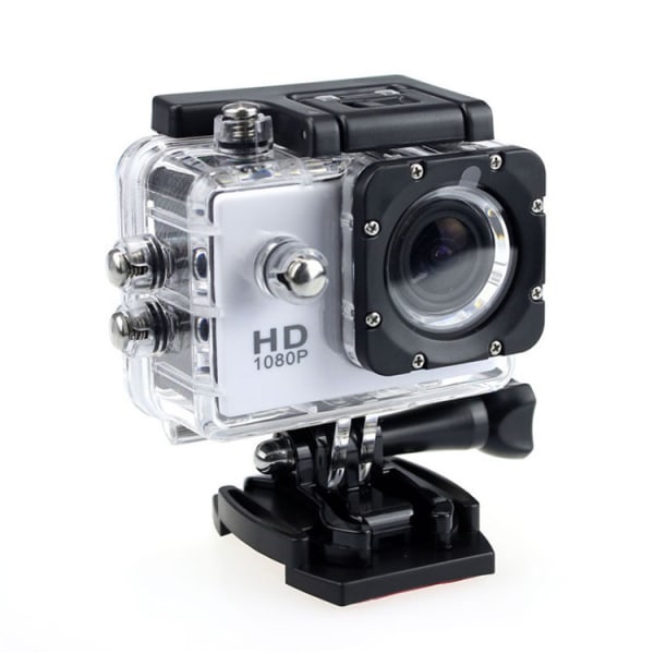 Actionkamera 4K 1080P 12MP EIS Sports Actionkamera PC-webbkamera 30m/98ft Undervattens vattentät DV-videokamera med tillbehörssats
