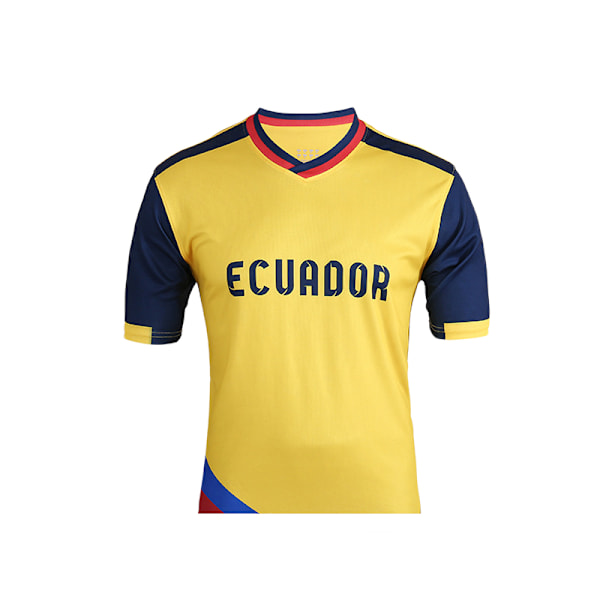 Sports Ecuador Fodbold T-shirt - Jersey Style Kortærmet Sports National Fodboldhold Grafisk Sports T-shirt, M
