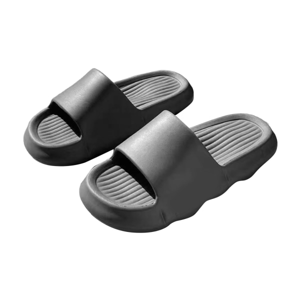 Herr Pillow Tofflor Snabbtorkande Supermjuka Halkfria Studsande Duschtofflor Sandaler för Inomhus 42-43 Grå Grey 42-43