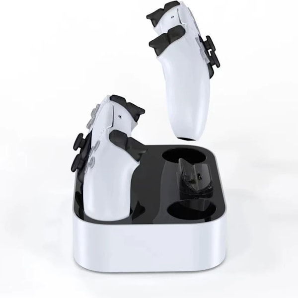Trådløs controller-oplader til PS5-gamepad med dobbelt opladningsdock og LED-indikator til Playstation5-controller - PS5-tilbehør