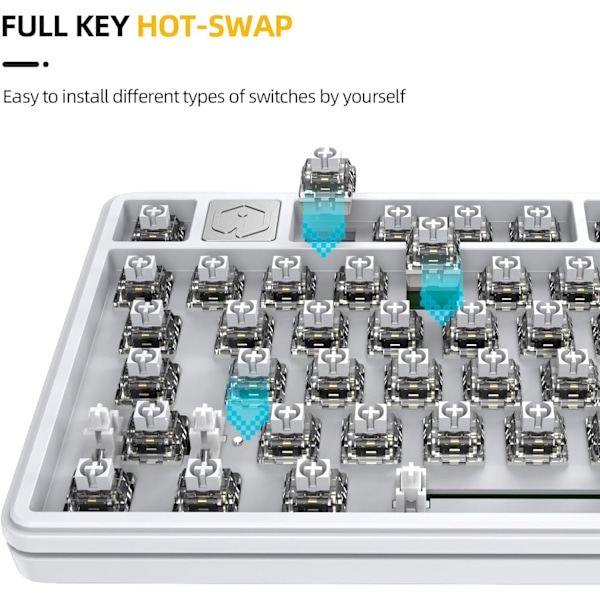 NA87 Rapid Trigger Magnetiskt Switch RGB Mekaniskt Tangentbord TKL 80% Hot Swapped HiFi Ljud Programmerbart Trådbundet Speltangentbord
