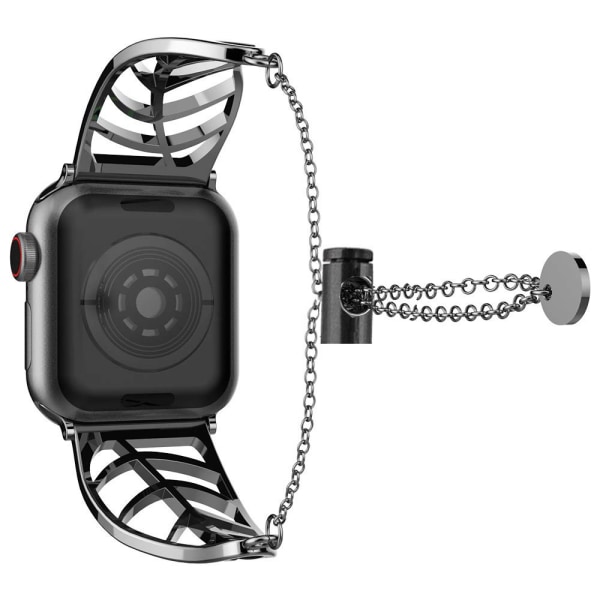 Armband kompatibel med Apple Watch Band 38/40/41mm, rostfritt stål metallband armbandskedja för iWatch SE serie 8 7 6 5 4 3 2 1