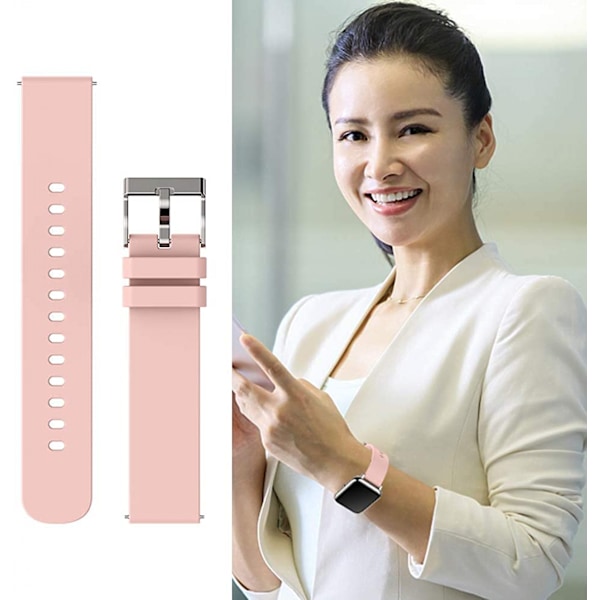 Älykellohihnat, 22 mm:n vaihdettavat säädettävät älykellohihnat Huawei Watch3/GT3 -urheilukelloon, pehmeä silikoniranneke, rannekorutarvike älypuhelimeen