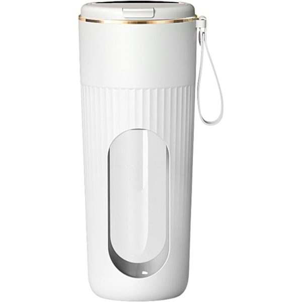 Kannettava Mehukone Sekoittimet Smoothieille 340ML Mehukoneet Sekoittimet Monitoiminen Hedelmäsekoitin LED-näytöllä White