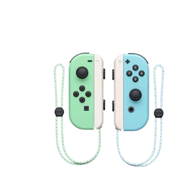 Nintendo Switch -ohjain Joycon langaton Bluetooth -peliohjain kauko-herätys köydellä green+blue