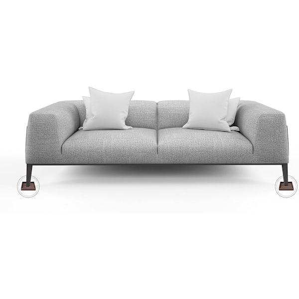 4 st Gummikålfötter, Halkfria Möbelkuddar, Halkskydd för Möbler, Halkfria Möbelfötter, Glidskydd för Golv 2“ x 2”