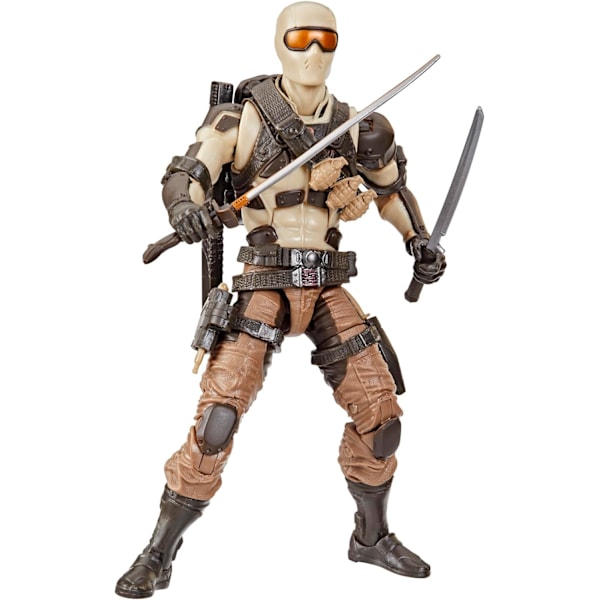 Klassificerad serie Desert Commando Snake Eyes, samlarobjekt G.I. Joe actionfigurer, 92, 6-tums actionfigurer för pojkar och flickor, med 9 tillbehör