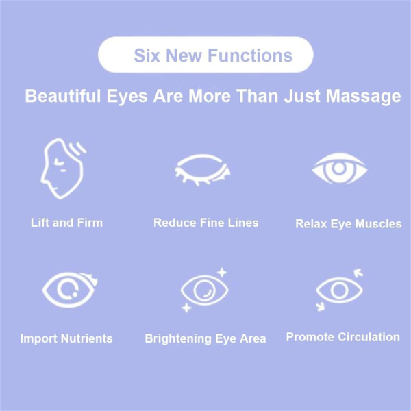 Rött ljus glasögon, RevitalEye Advanced Under-Eye Renewal Therapy, Microcurrent Eye Beauty Device, Minskar mörka ringar och rynkor vid källan