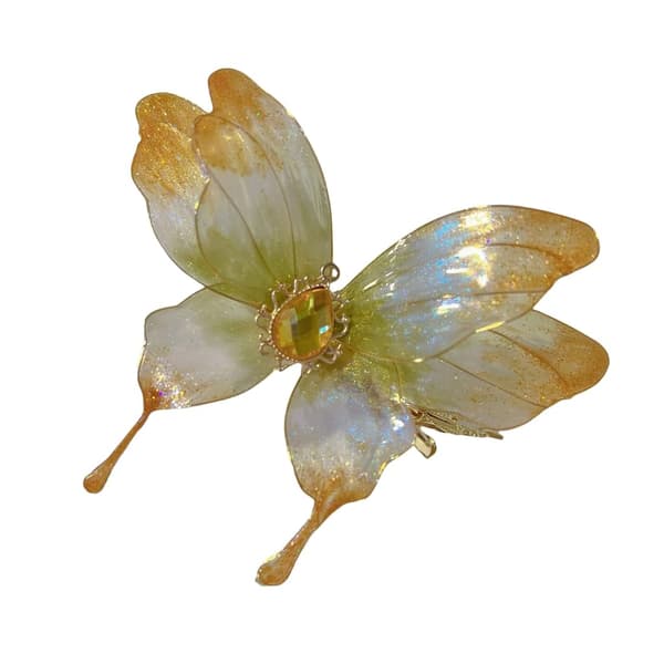 Mode Butterfly Designs Hårtilbehør Letvægts Og Behagelig At Bære Yellow