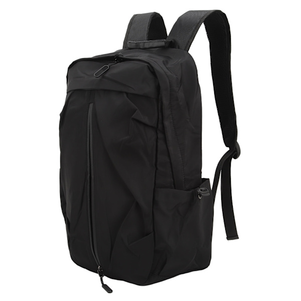 Man Ryggsäckar Lätt Laptop Business Resväska med USB Laddningsport för Skola Utomhus  Polyester Black