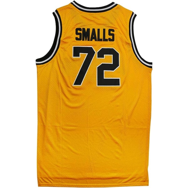 Biggie Smalls Jersey BadBoy #72 Basketbolltröja gul  XL