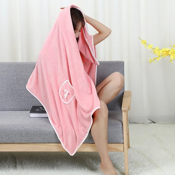 Dame Badehåndklæder Piger Bærbare 140*85Cm Hurtigtørrende Bade Strand Spa Badekåber Vask Tøj, Brusebad Og Fitnesshåndklæde