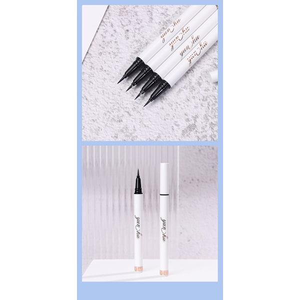 Øjenbrynspen - Flydende øjenbrynsblyant - Tegn hårlignende strøg på øjenbrynene - Naturlig øjenbrynsmakeup
