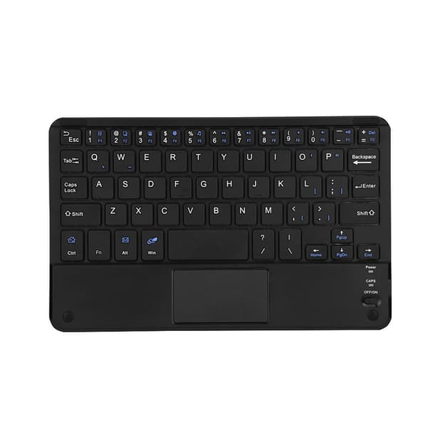 UltraSlim Mini trådlöst Bluetooth-tangentbord med pekplatta för Windows PC Android-surfplatta