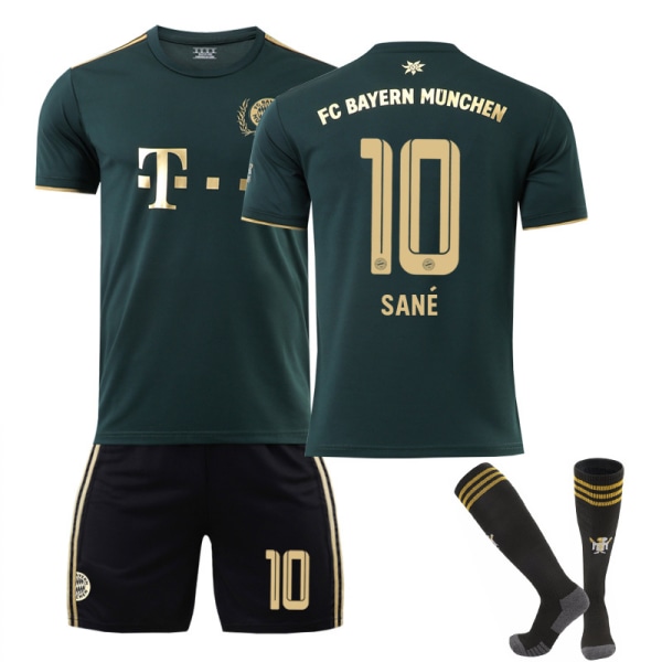 Bayern Green Special Memorial Jersey Set Barn och Vuxna Fotbollströja Träningströja Set No.10 SANE 24