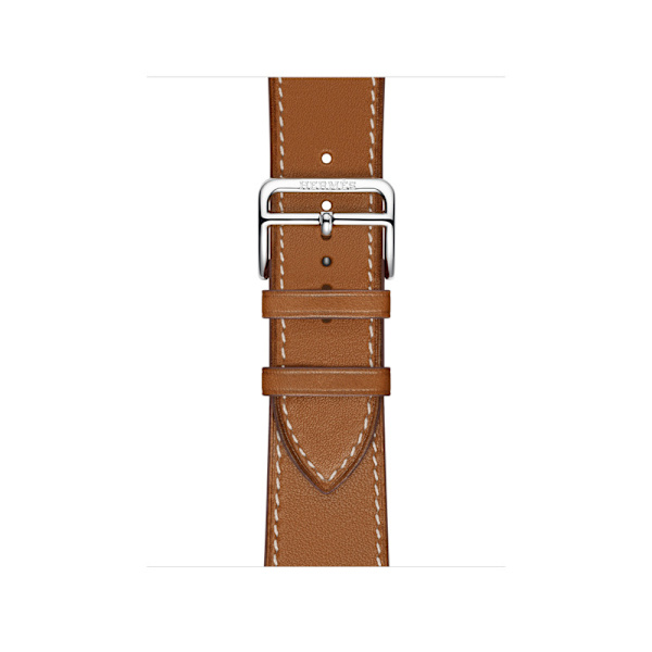 Kompatibel med Apple Watch Band Series 40mm 42mm 38mm, Ægte Læder Udskiftningsrem til iWatch, Læder Apple Watch Rem til Kvinder & Mænd, Brun