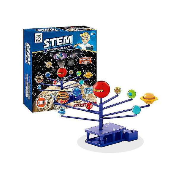 Sol System Ni Planeter Planetarium Modellsett Astronomi Vitenskap Prosjekt Diy Barn Gave Tidlig