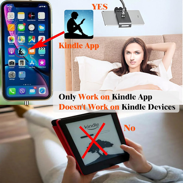 Tiktok Scrolling Ring TikTok Fjernkontroll Bluetooth Kamera Video Opptak Fjernkontroll TIK Tok Scrolling Ring Sidevender for Kindle App(D01) White