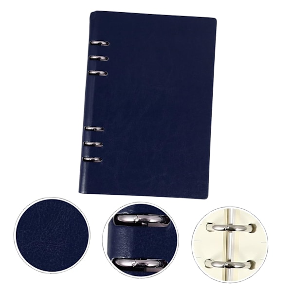 1st Notebook Läder Anteckningsbok Affärsmapp Anteckningsblock Fickmapp Spiral A5 Skissbok Memo Anteckning Skriv Fickjournal Resa