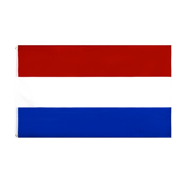 Alankomaat Hollannin lippu | 3x5 Ft maan lippu, sisä-/ulkokäyttö, kirkkaat värit, messinkiläpiviennit, paksumpi ja kestävämpi