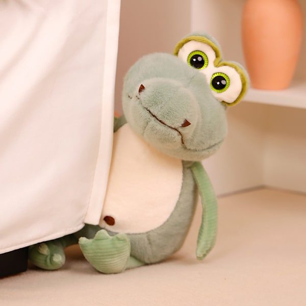 Krokodil  Krampudde, Mjuk Alligator Plysch Fylld Djur Leksak Gåvor för Barn, Födelsedag, Jul 11,8\"