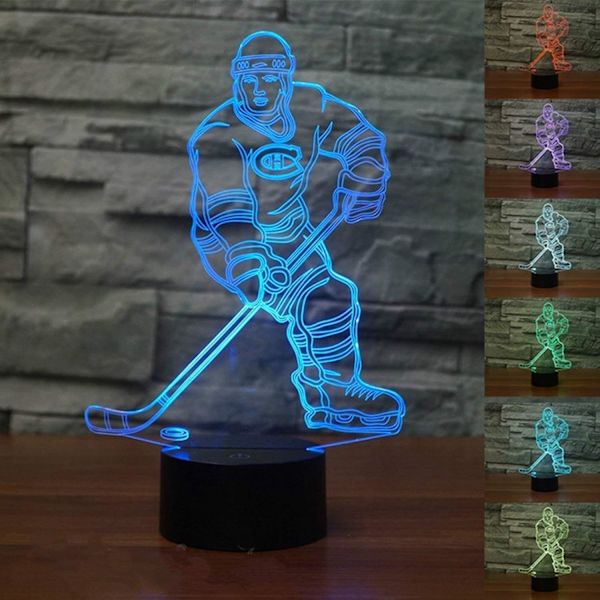 Abstrakt 3D Chihuahua Hund Optisk Illusjon Nattelys 7 Fargeendring Berøringsschalter USB-drevet LED Akryl Skrivebordslampe til Jul Thanksgiving