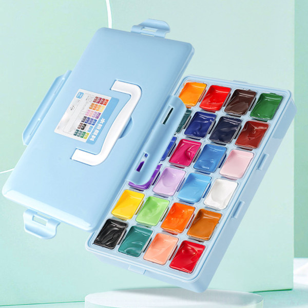 24 farger gouache maling sett 30ml hver gelékopp design guache maling for nybegynnere studenter kunstnere for lerret akvarellpapir