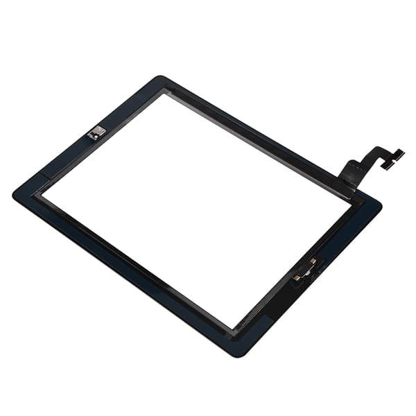 Skærmglasmontering Digitizer Udskiftning Reparer Revnet til IPad2 A1395/A1396/A1397 Sort