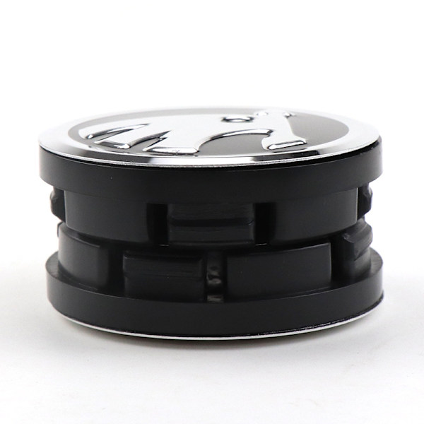 Passar Skoda 57/56MM SKODA Xinrui Mingrui hjulnavslock - silver modell (fyra förpackningar)