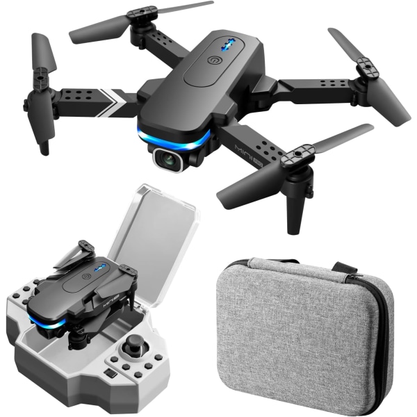 JTBBKing AE80 Drone med kamera Drone Vuxen Barn Drone 1080P Drone med kamera Live Video FPV Helikopter Höjd Hold