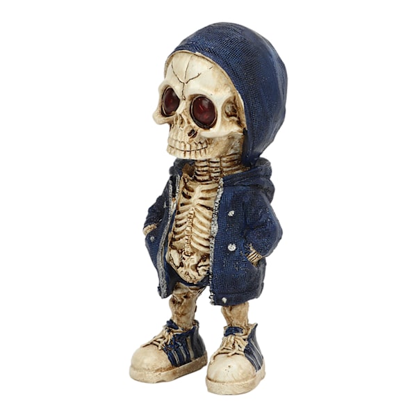 Skeletfigurer Cool Utsøgt Resin Skeletstatue til Hjemmefest Skrivebordsdekoration Gave Type D