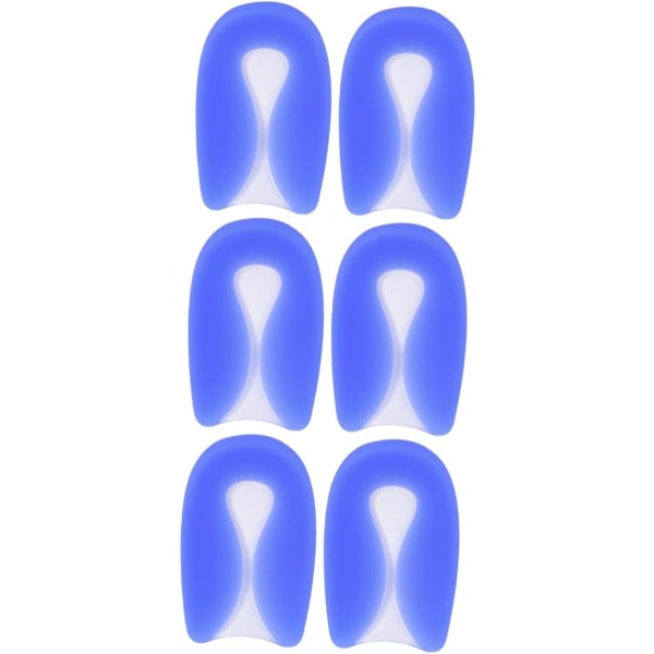 WJ 3 par ortopediska hälkuddar för kvinnor, skoinlägg för kvinnor, hälkuddar i silikon, gelkudde för ömmande häl As Shownx3pcs mx3pcs