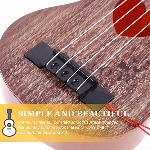 Ukuleleleksak Ukuleles för barn Nybörjare Ukuleles Barn Trägitarr Barn Gitarrleksak Gitarrleksak Småbarnsgitarr Småbarnsukuleles Gitarr Ukuleles för nybörjare
