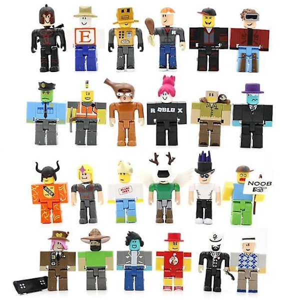 Roblox 24-dels Minifigur Virtuell Värld Figurblock