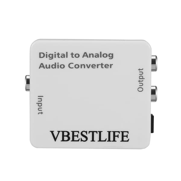 Optisk lydkabel RCA-omformeradapter RCA-kabel Optisk signal til analog lydomformer